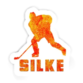 Silke Sticker Hockey Player Image