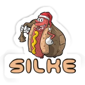 Hot Dog Sticker Silke Image