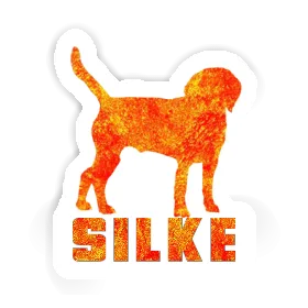 Autocollant Chien Silke Image