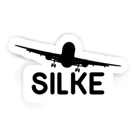 Sticker Silke Airplane Image