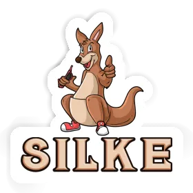 Sticker Kangaroo Silke Image