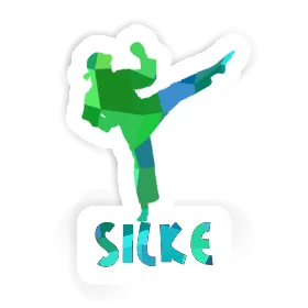 Sticker Karateka Silke Image