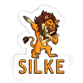 Sticker Silke Dabbing Lion Image