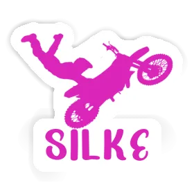 Sticker Motocross Jumper Silke Image