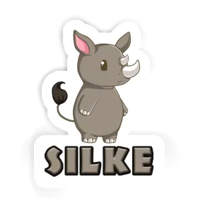 Sticker Rhino Silke Image