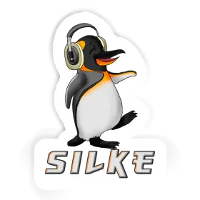 Music Penguin Sticker Silke Image