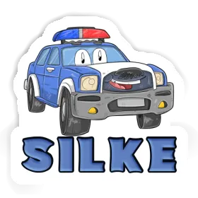 Sticker Silke Police Car Image