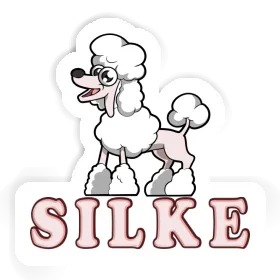 Caniche Autocollant Silke Image