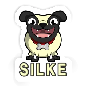 Sticker Silke Pug Image