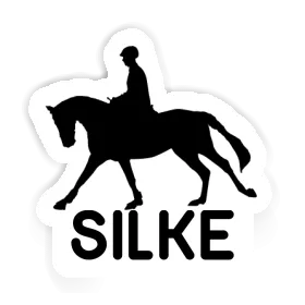 Horse Rider Sticker Silke Image