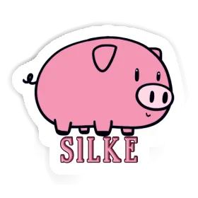 Sticker Silke Pig Image