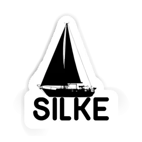 Sticker Silke Sailboat Image