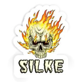 Sticker Skull Silke Image