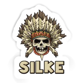 Sticker Skull Silke Image