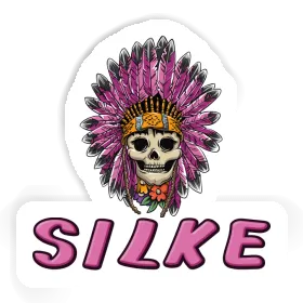 Sticker Silke Ladys Skull Image