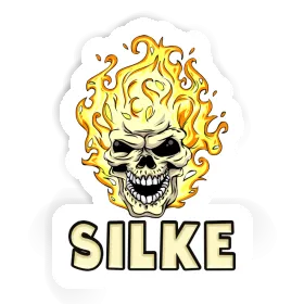 Sticker Silke Skull Image