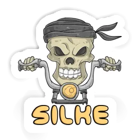 Silke Sticker Motorbike Rider Image