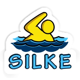 Silke Sticker Swimmer Image