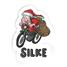 Sticker Silke Bicycle Rider Image