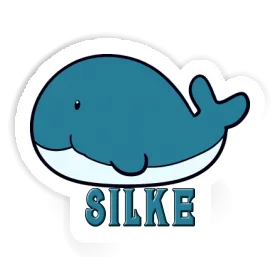 Sticker Silke Whale Fish Image