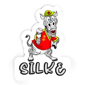 Silke Sticker Zebra Image