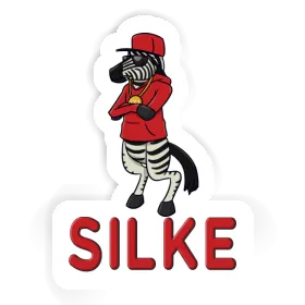 Silke Sticker Zebra Image