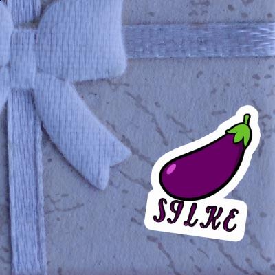 Silke Sticker Eggplant Laptop Image