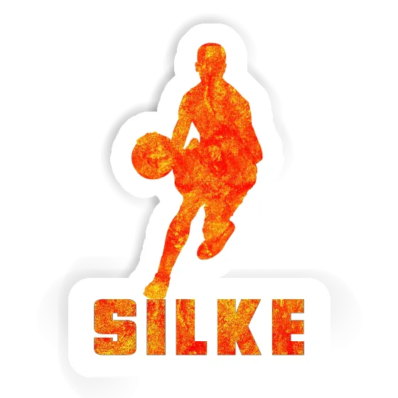 Sticker Basketball Player Silke Notebook Image