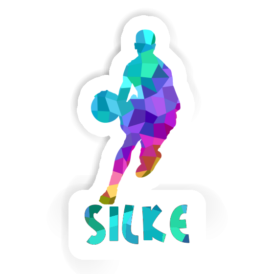 Sticker Basketball Player Silke Laptop Image