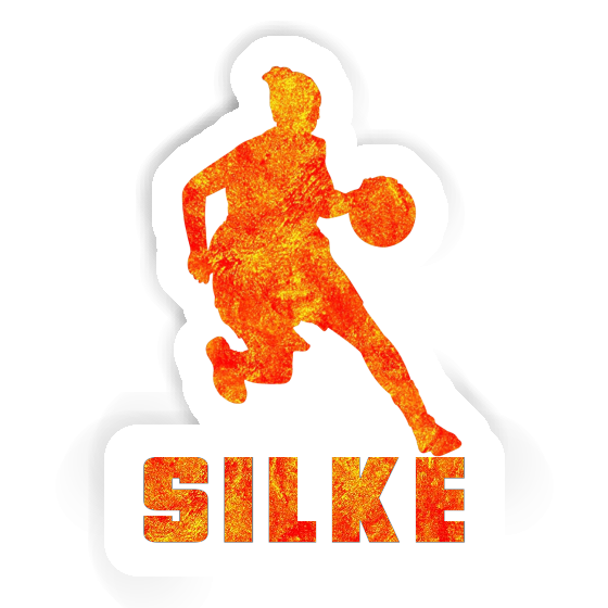 Sticker Silke Basketball Player Laptop Image