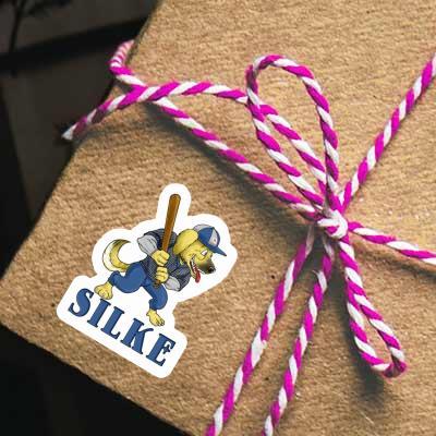 Sticker Silke Baseball Dog Gift package Image