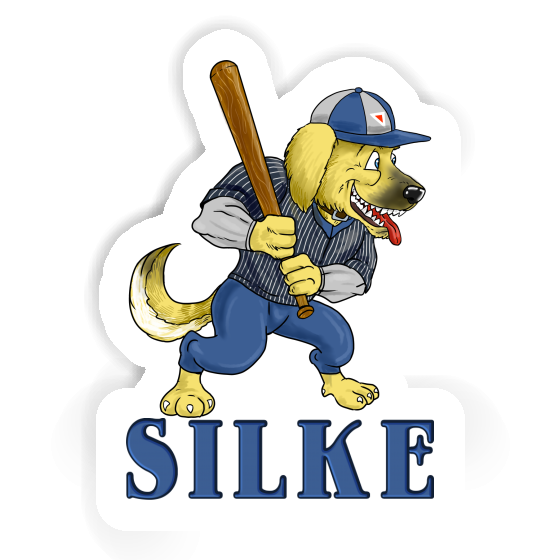 Autocollant Baseball-Chien Silke Gift package Image