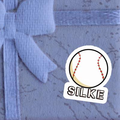 Baseball Sticker Silke Laptop Image