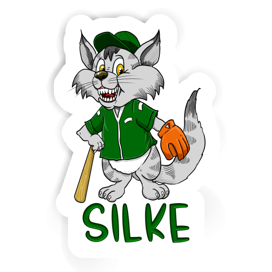 Baseball Cat Sticker Silke Gift package Image