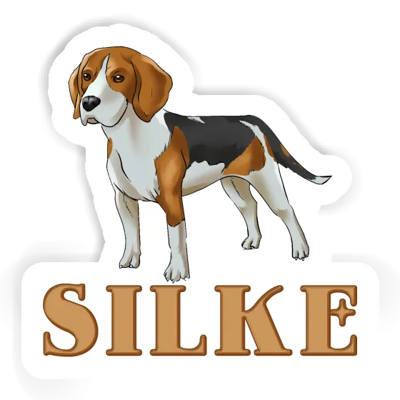 Silke Sticker Beagle Laptop Image