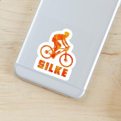 Sticker Biker Silke Laptop Image