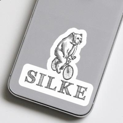 Sticker Velofahrer Silke Notebook Image