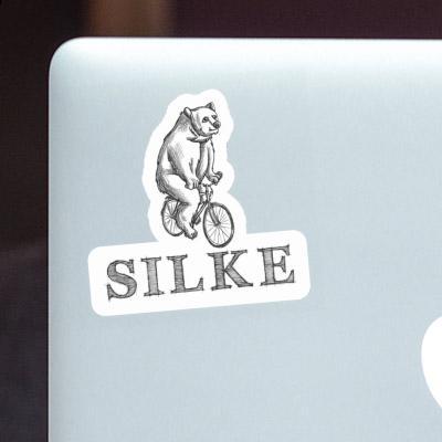 Sticker Velofahrer Silke Laptop Image