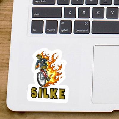 Sticker Freeride Biker Silke Image