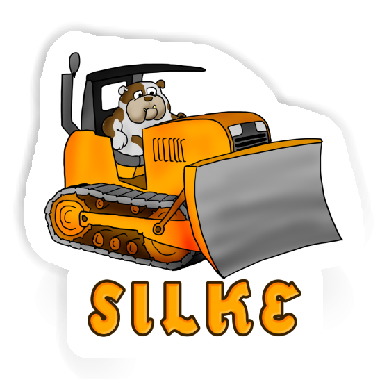 Sticker Silke Bulldozer Gift package Image