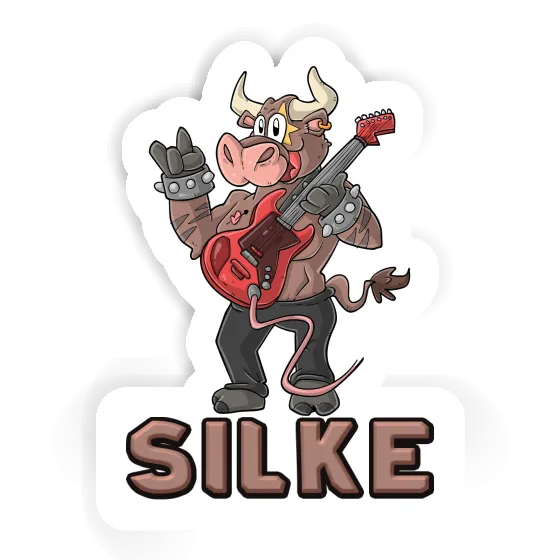 Silke Sticker Guitarist Image