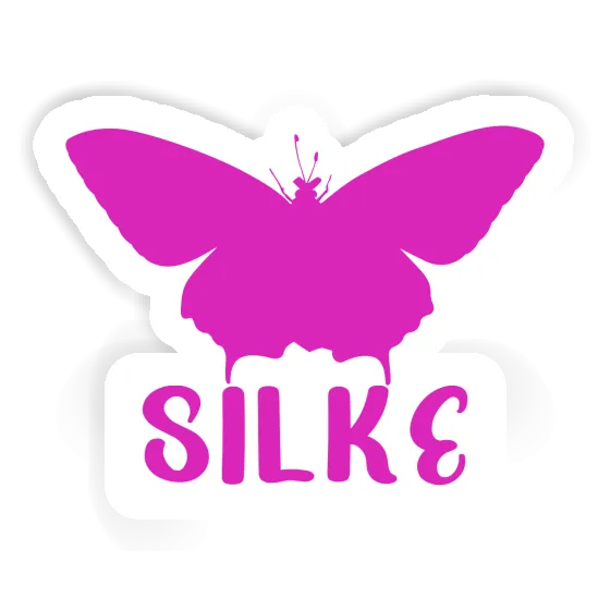 Sticker Silke Butterfly Laptop Image