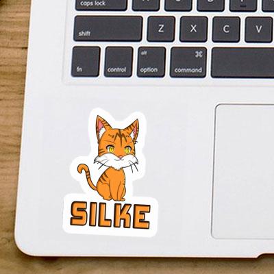 Silke Sticker Cat Notebook Image