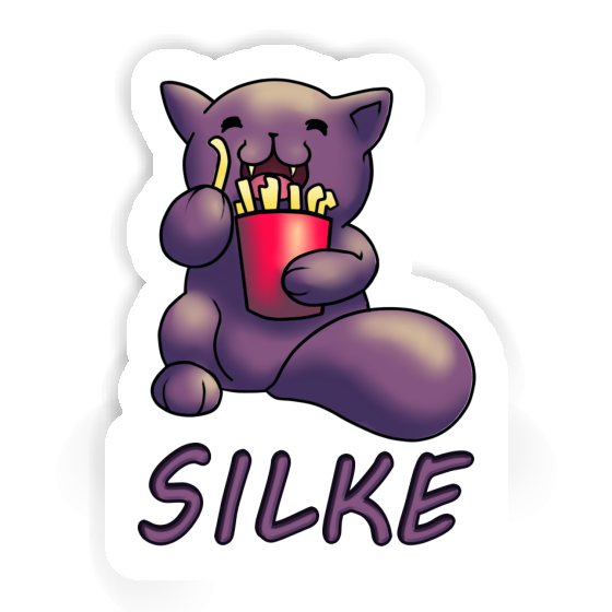 Sticker Cat Silke Notebook Image