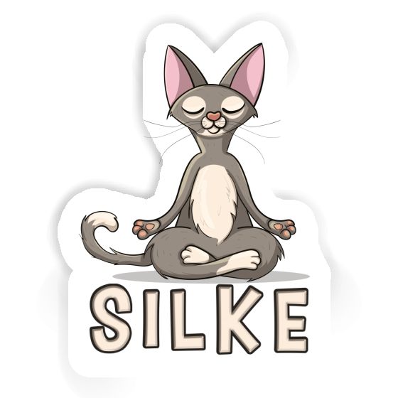 Silke Sticker Cat Notebook Image