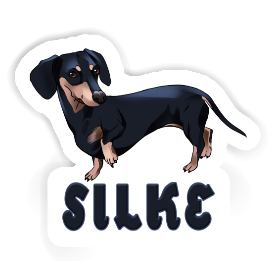 Silke Sticker Dachshund Gift package Image