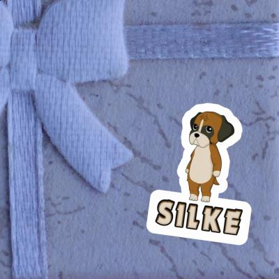 Silke Sticker German Boxer Notebook Image