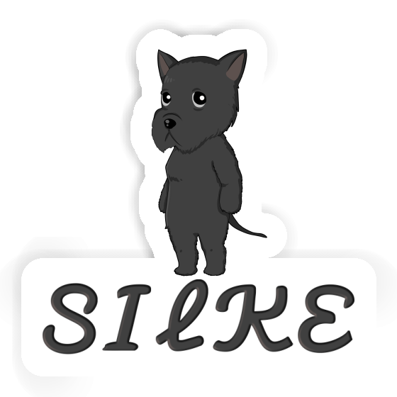 Silke Sticker Giant Schnauzer Notebook Image