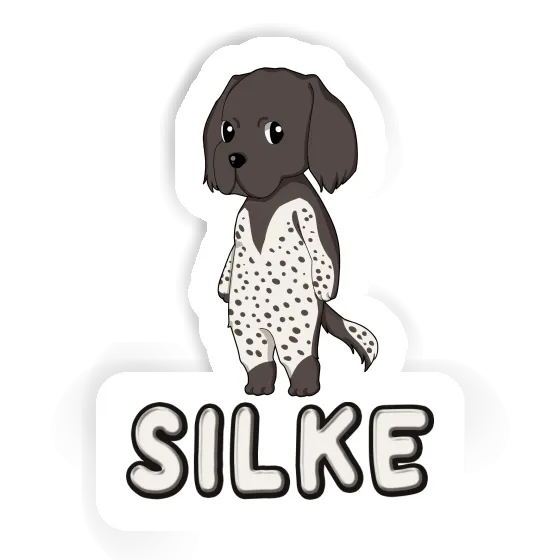 Sticker Silke Small Munsterlander Notebook Image