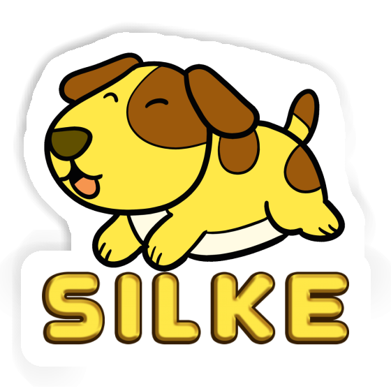 Sticker Dog Silke Laptop Image